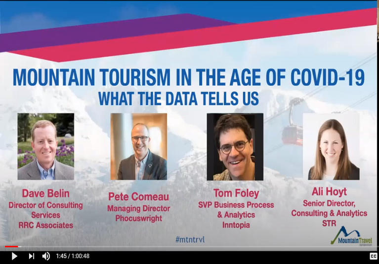 screenshot of webinar introducing presenters